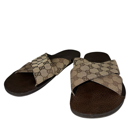 Gucci Monogram Slides