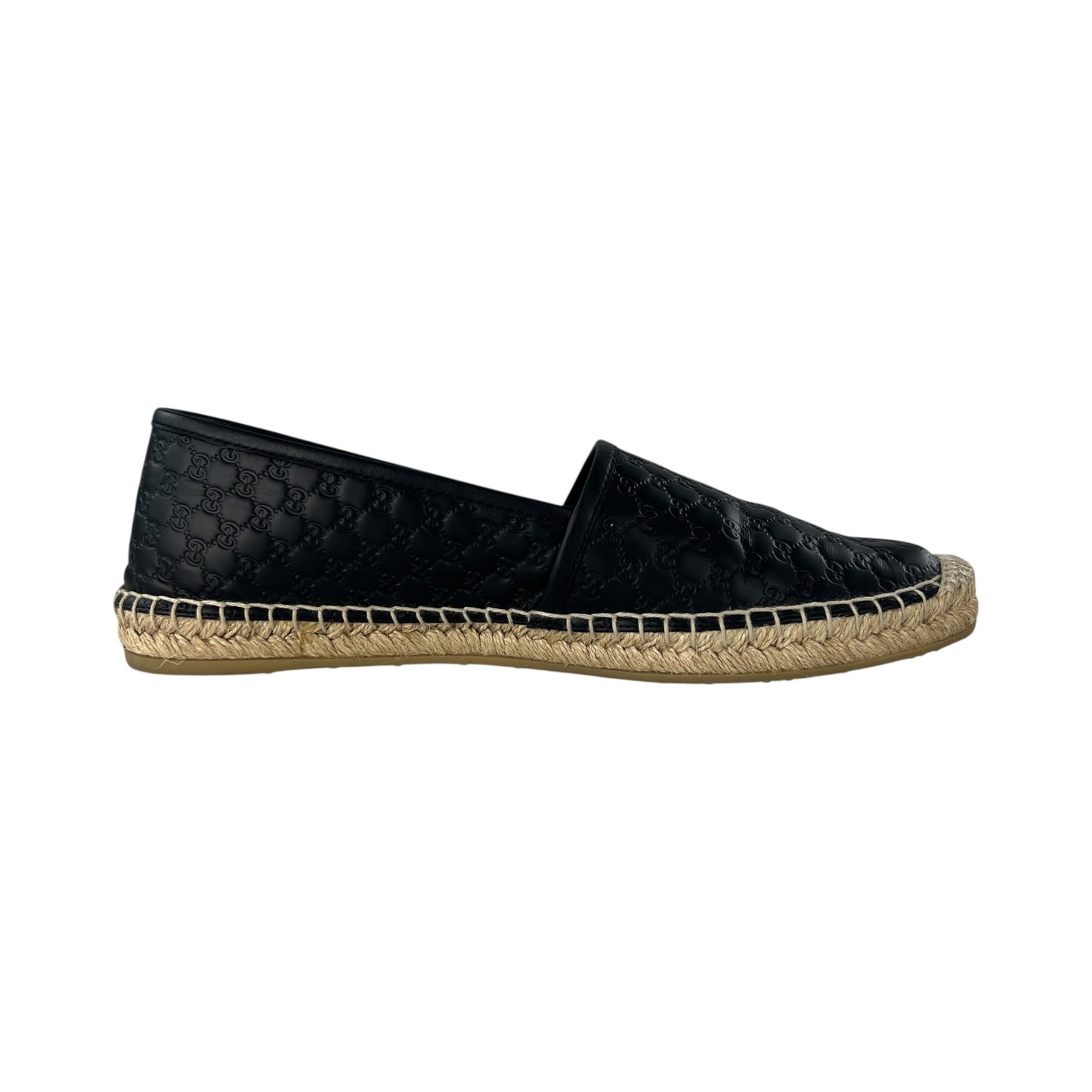 Gucci MicroGG Leather Espradilles