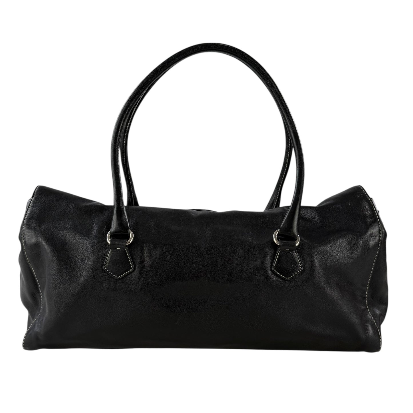 Prada Leather Easy Flap Shoulder Bag