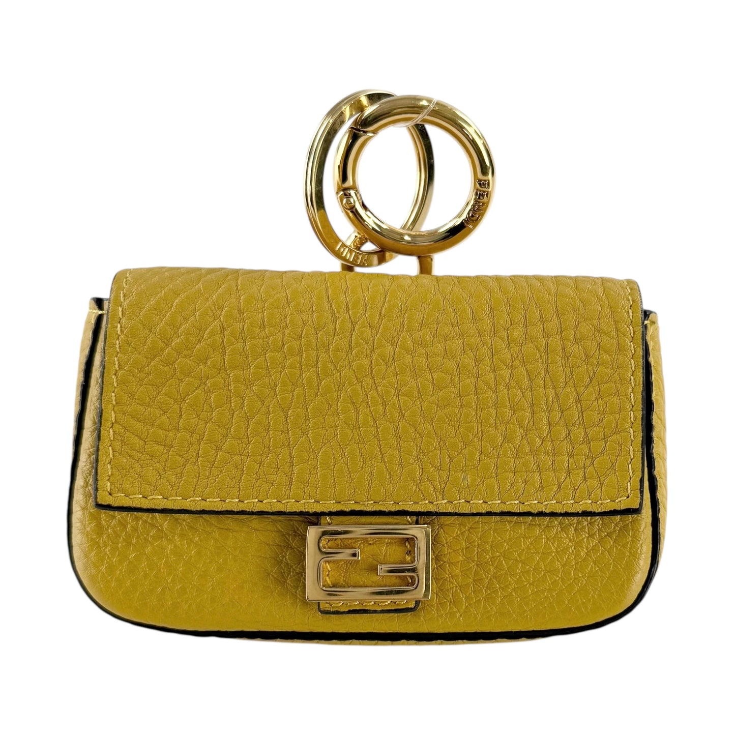 Fendi Nano Baguette Leather Bag Charm