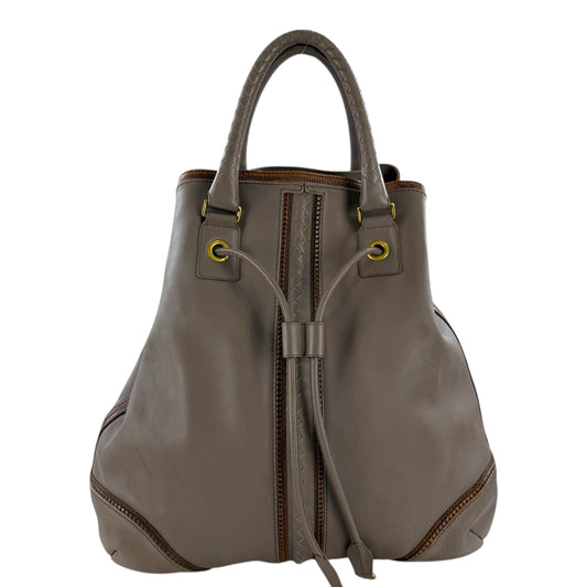 Bottega Veneta Leather Drawstring Tote Bag