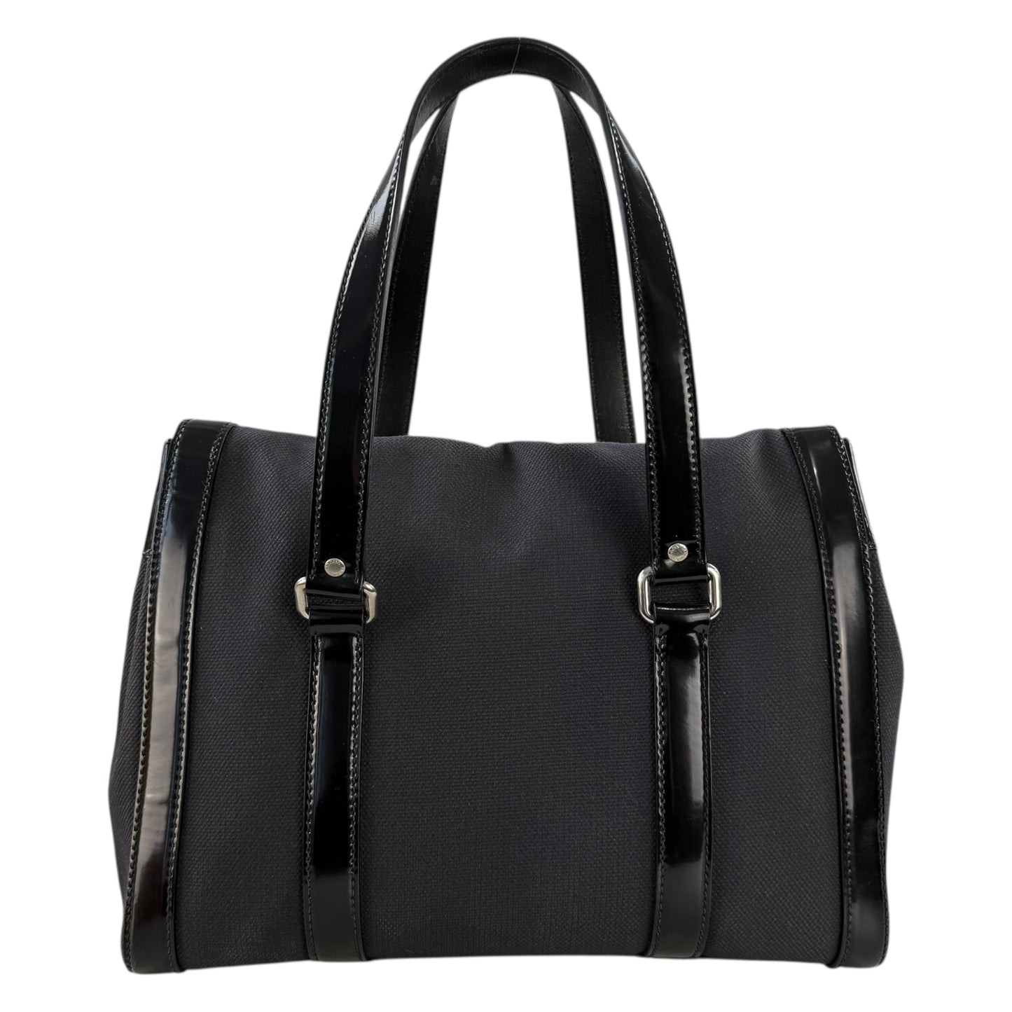 Prada Canvas Flap Shoulder Bag