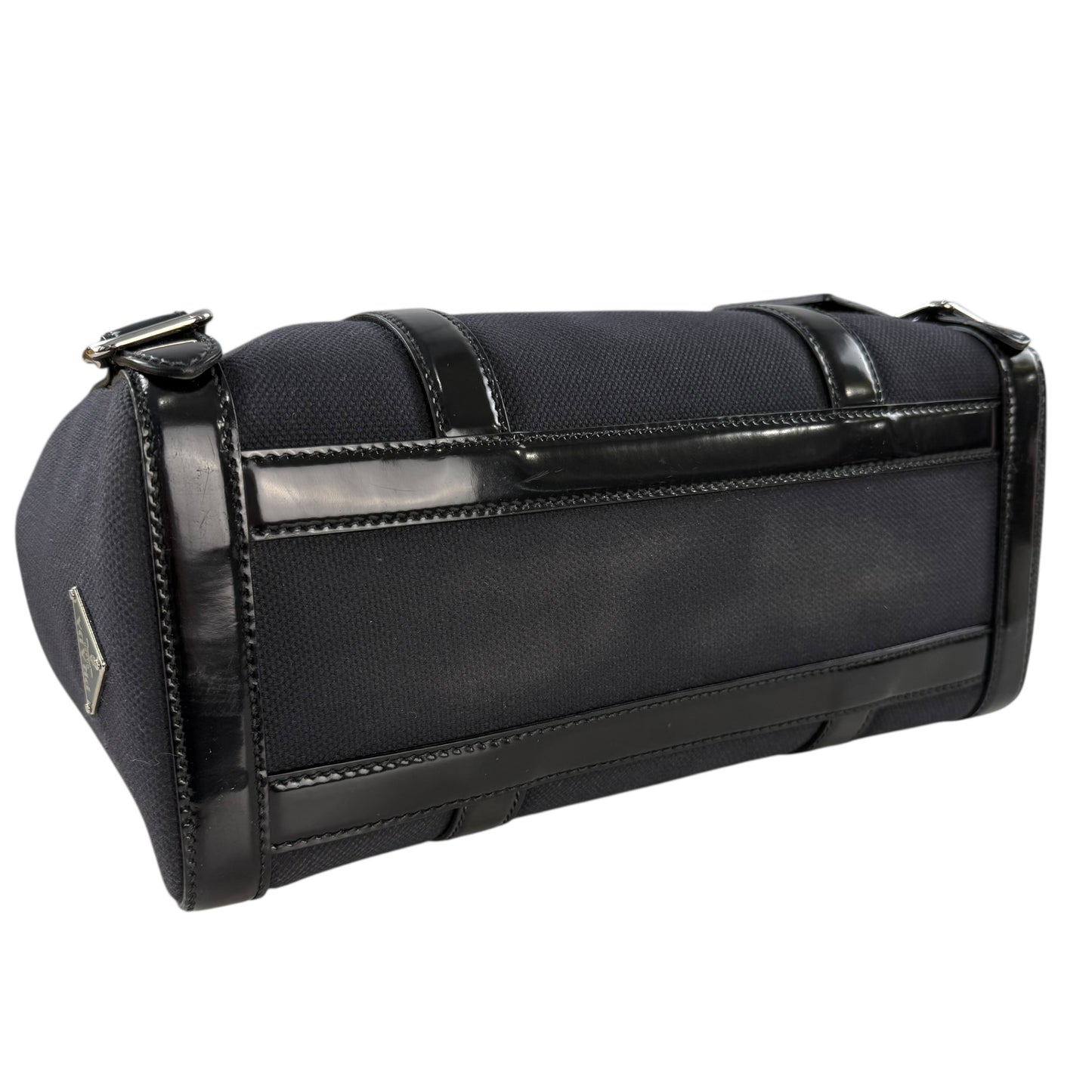 Prada Canvas Flap Shoulder Bag