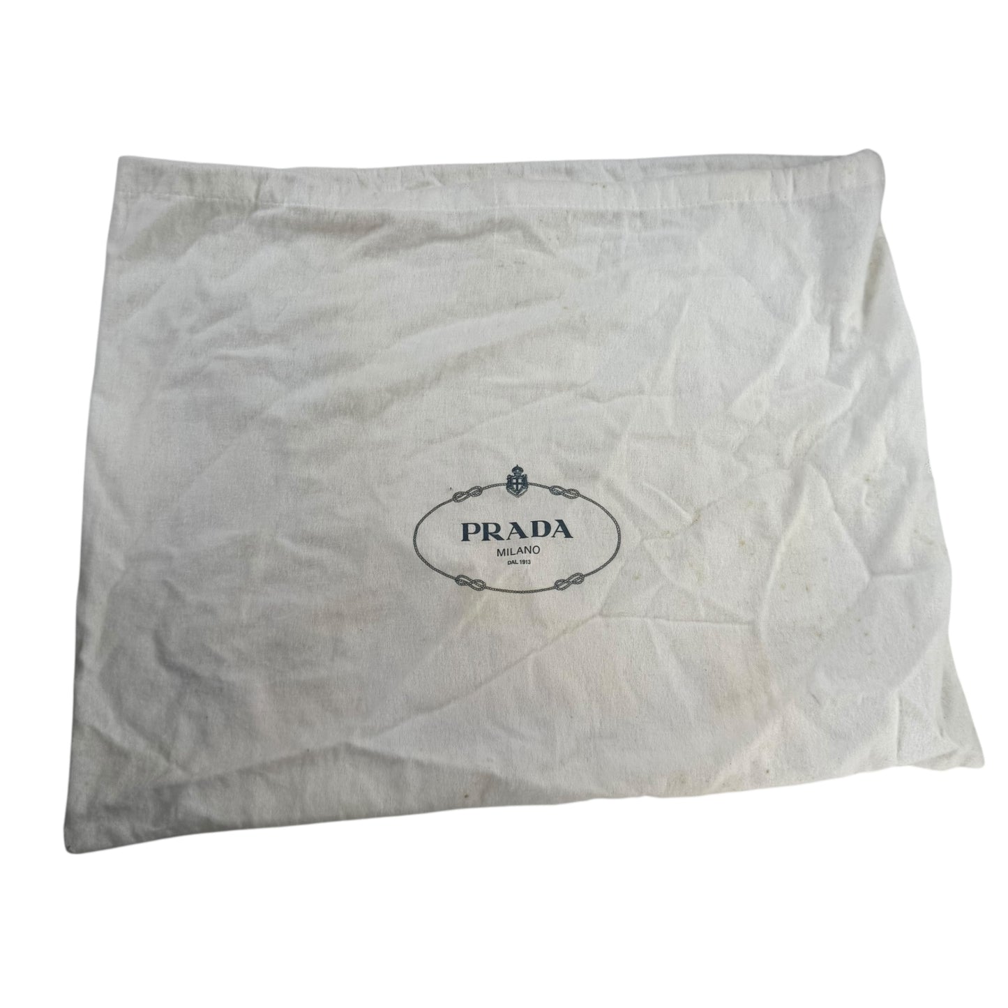 Prada Canvas Flap Shoulder Bag