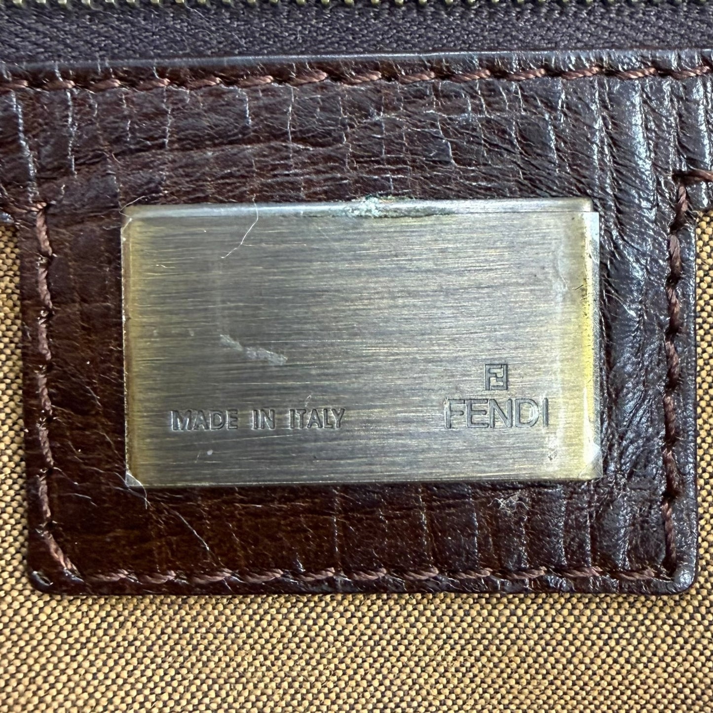 Fendi Etonico Zucca Monogram Handbag