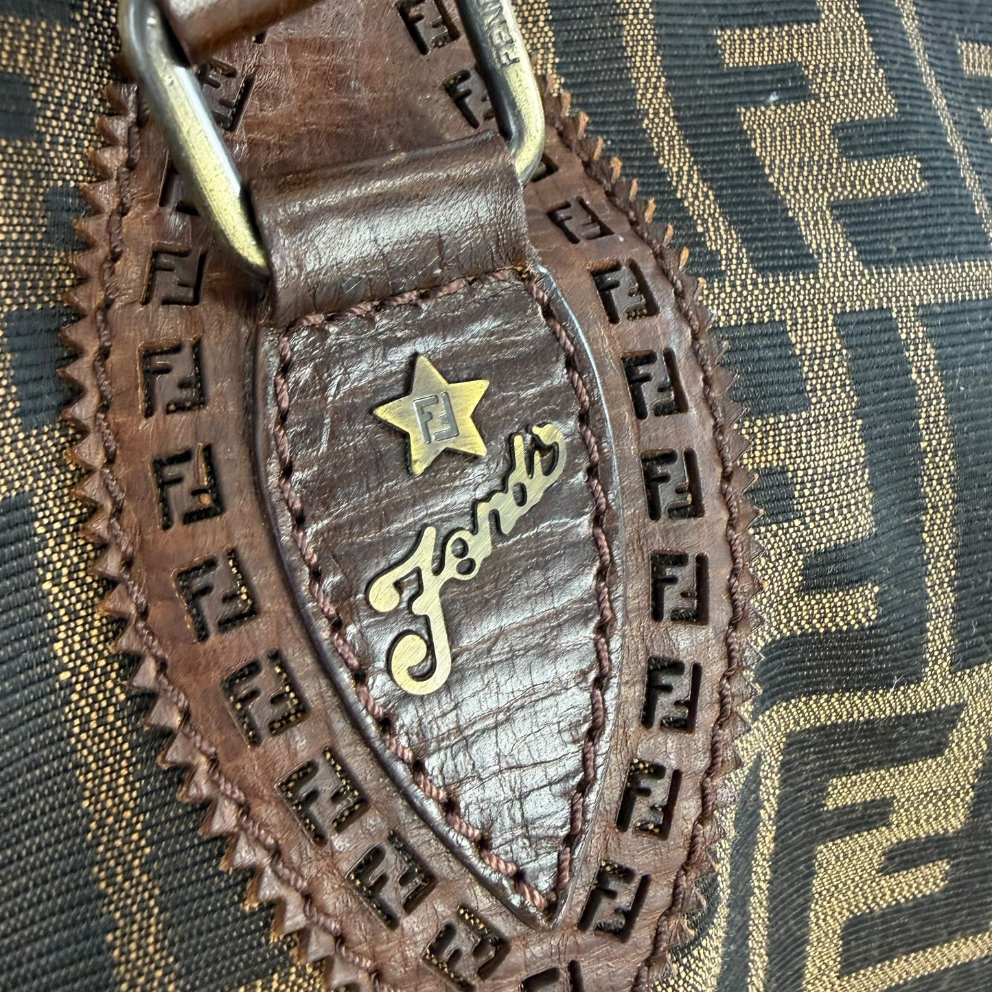 Fendi Etonico Zucca Monogram Handbag