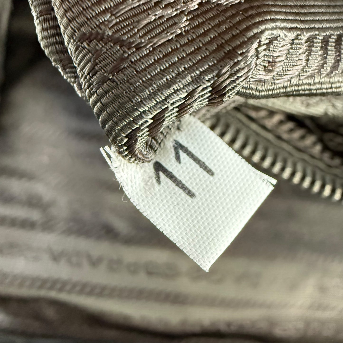 Prada Semitracolla Suede Shoulder Bag