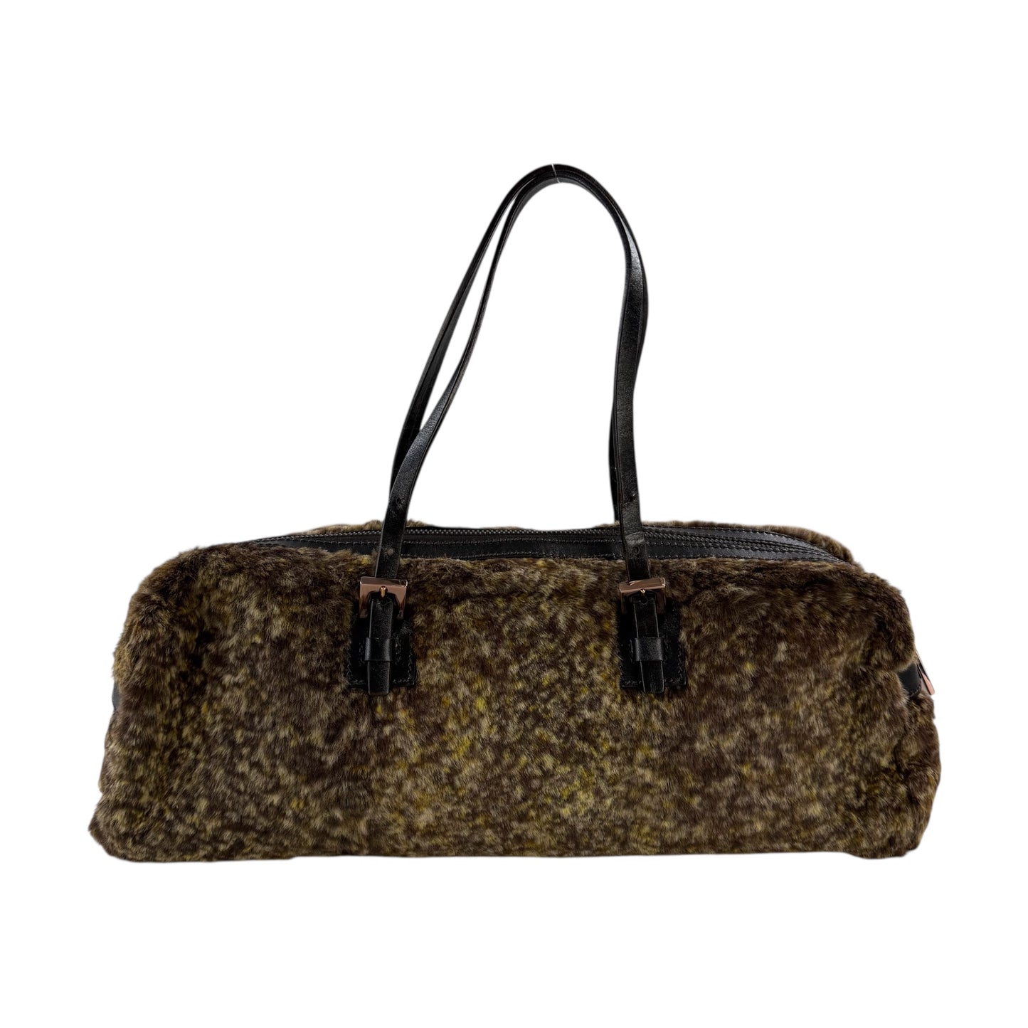 Fendi Chinchilla Fur East West Shoulder Bag