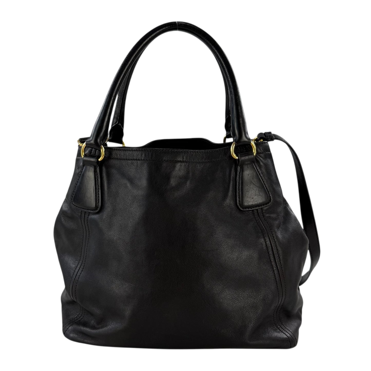 Prada Soft Calf Leather Shoulder Bag