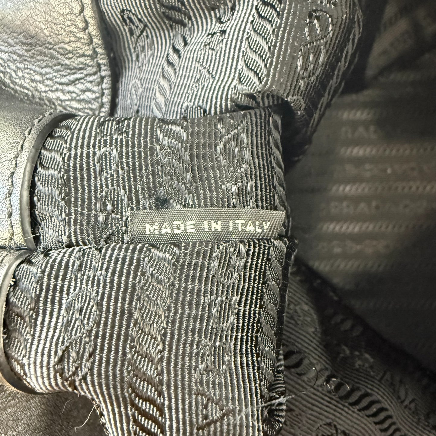 Prada Soft Calf Leather Shoulder Bag