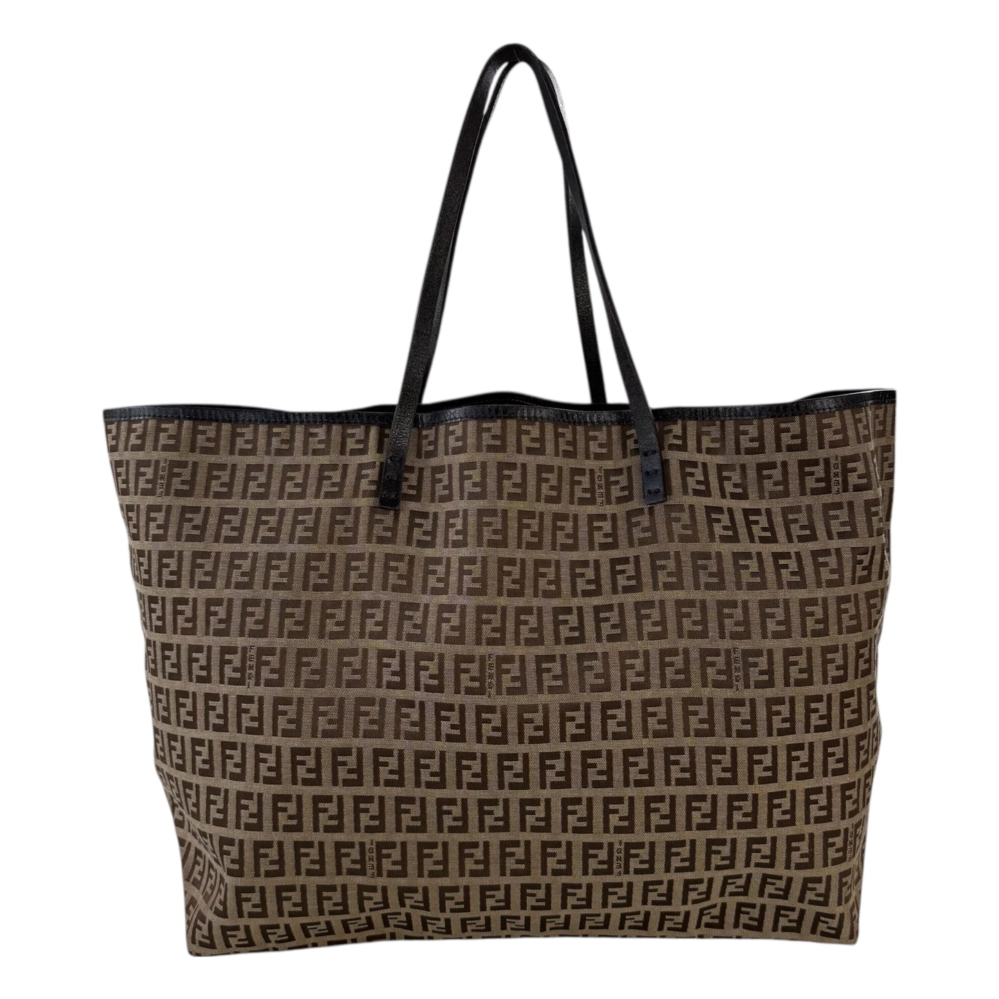 Fendi Zucchino Tote Bag & Pouch Wallet