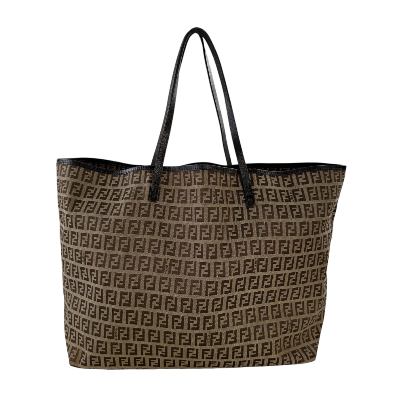 Fendi Zucchino Tote Bag & Pouch Wallet