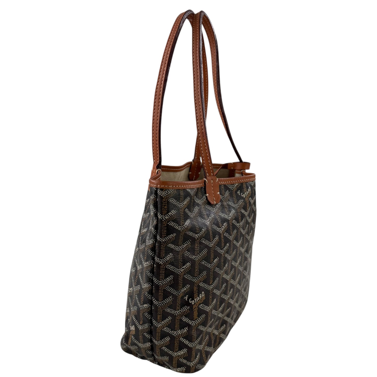 Goyard Saint Louis Junior Tote Bag & Pouch Wallet