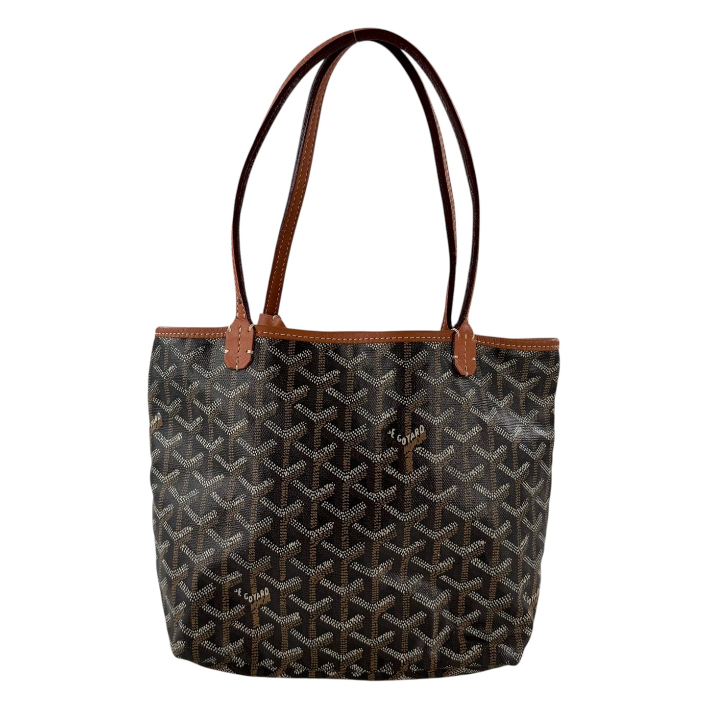 Goyard Saint Louis Junior Tote Bag & Pouch Wallet