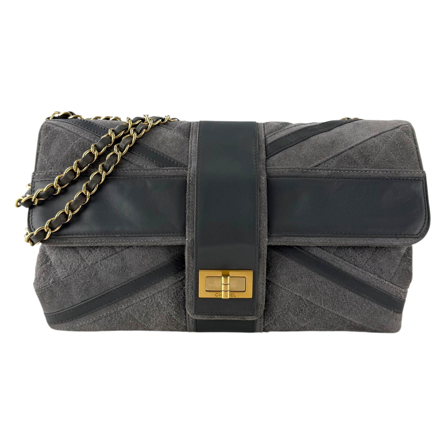 Chanel Union Jack Reissue Quilted Leather & Suede Flap Bag