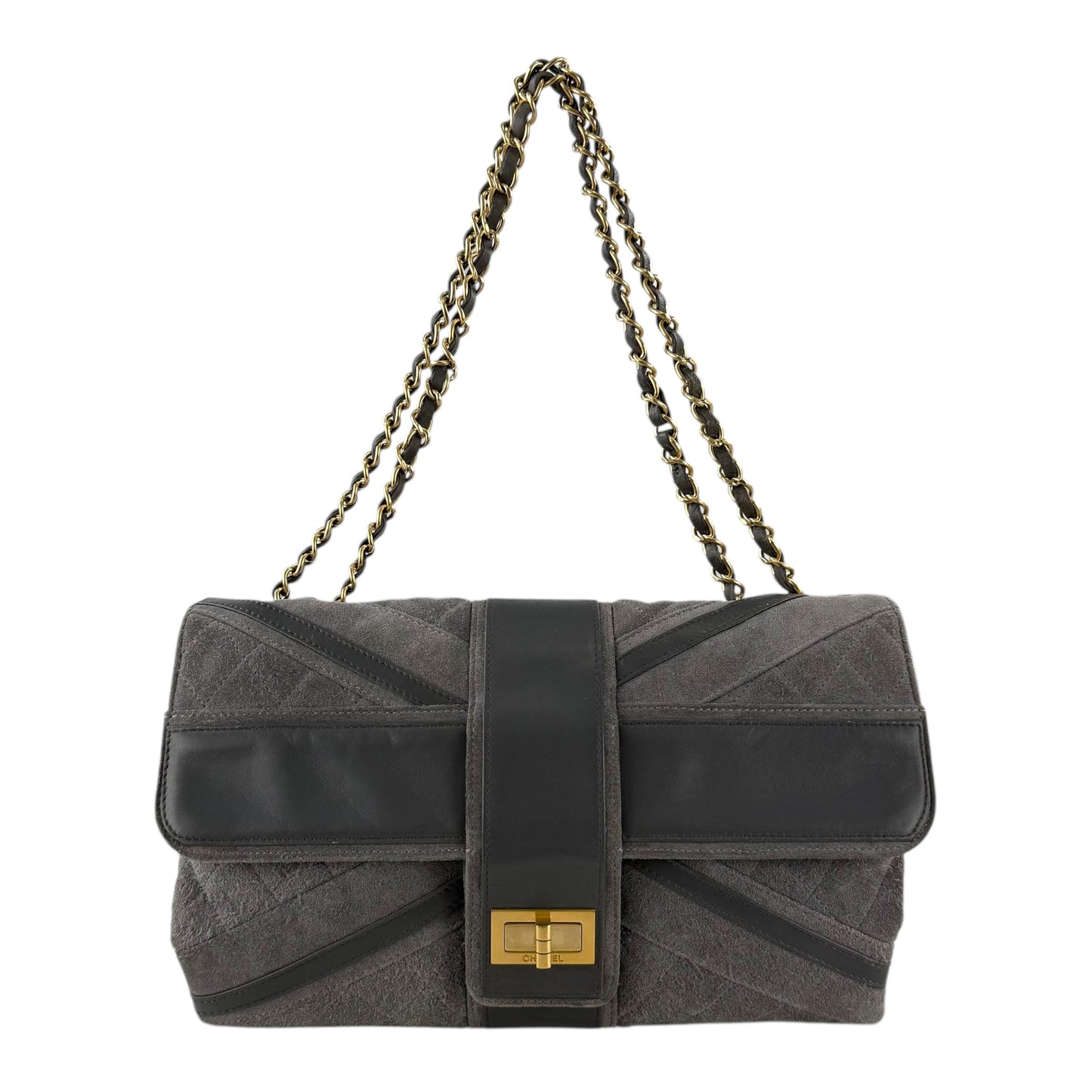 Chanel Union Jack Reissue Quilted Leather & Suede Flap Bag