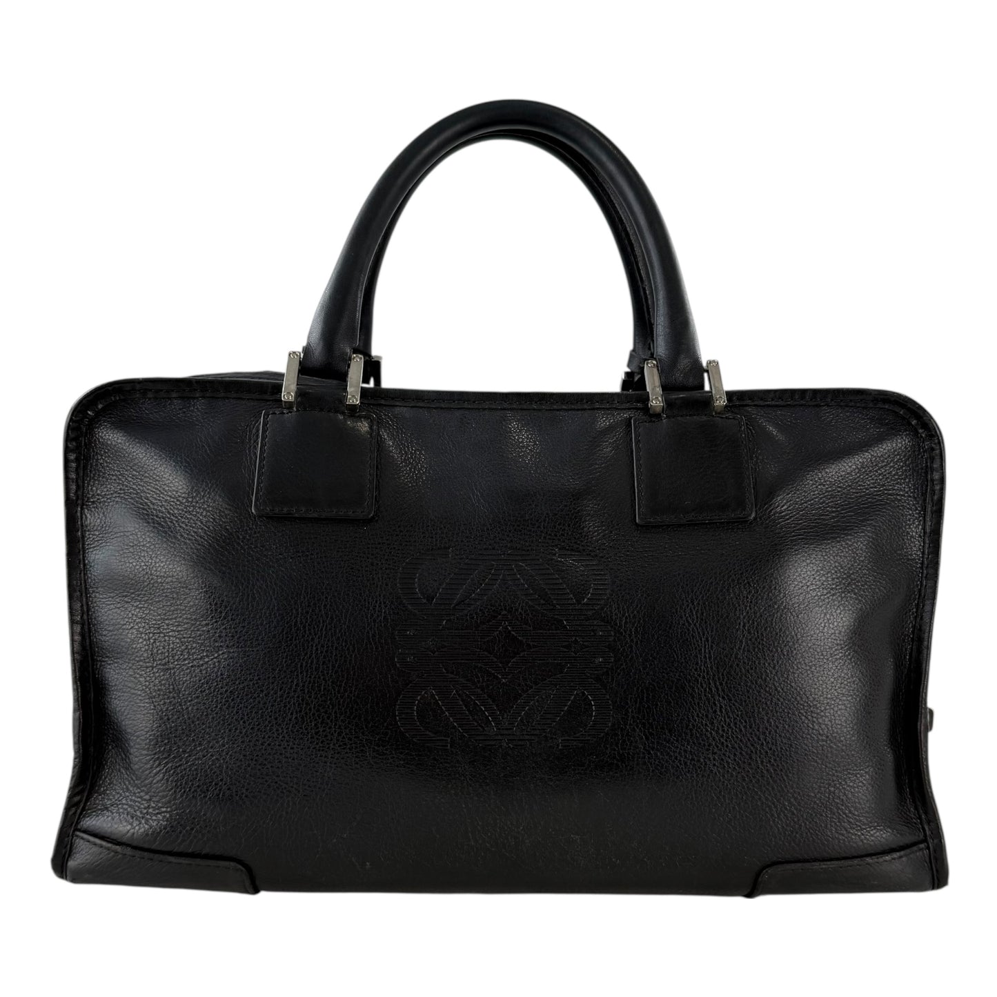 Loewe Amazona 36 Leather Boston Bag