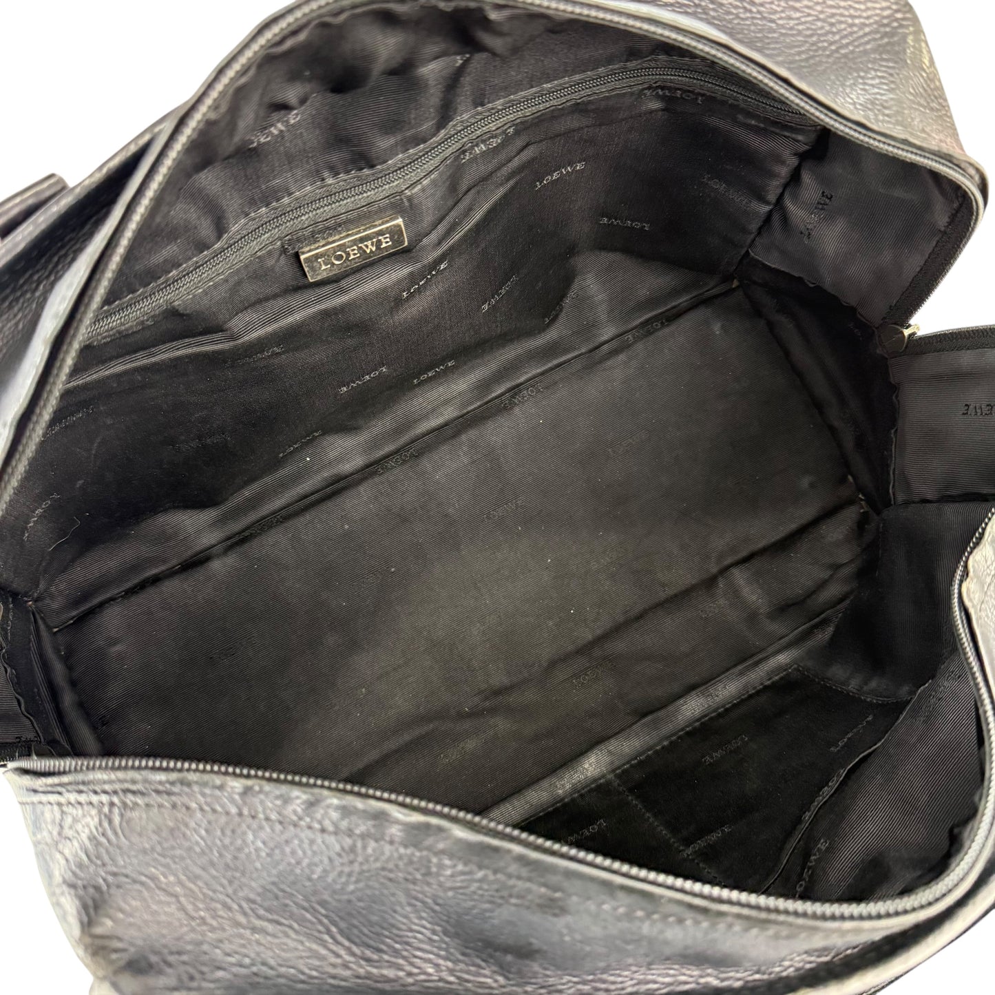 Loewe Amazona 36 Leather Boston Bag