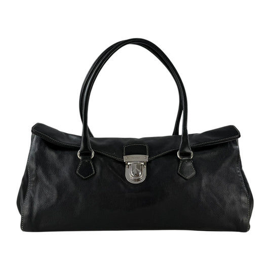Prada Leather Easy Flap Shoulder Bag