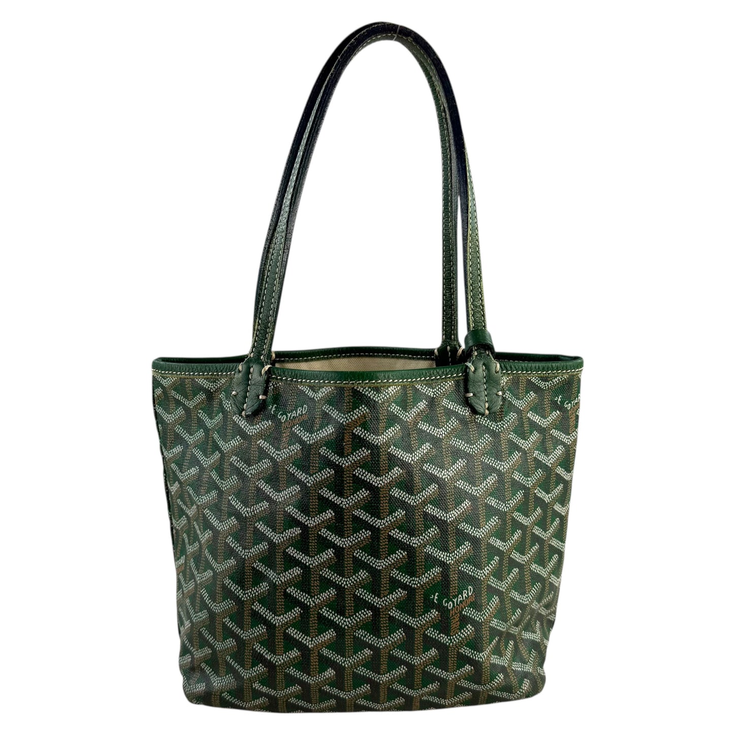 Goyard Saint Louis Junior Tote Bag & Pouch Wallet