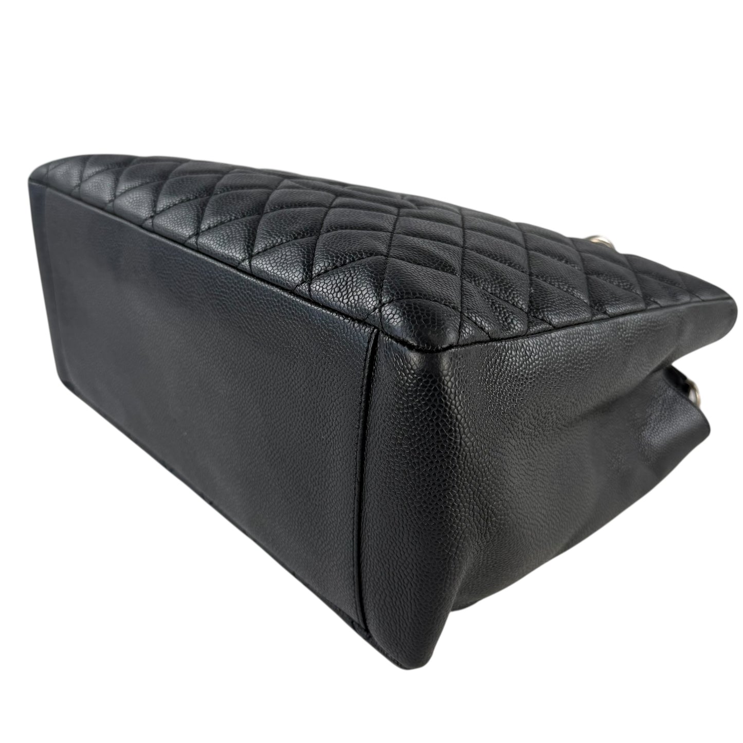 Chanel CC Quilted Caviar Leather Grand Shopping Tote Bag GST