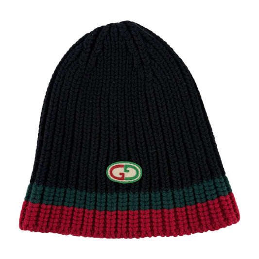 Gucci Web Stripe Beanie Hat