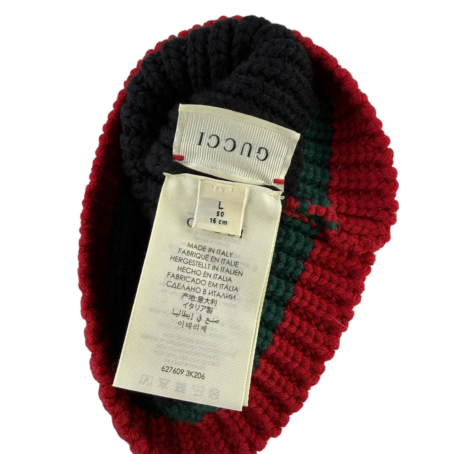 Gucci Web Stripe Beanie Hat