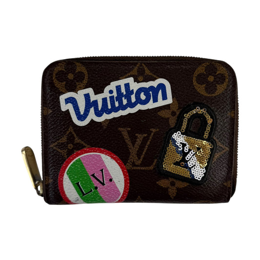 Louis Vuitton Monogram Patches Zippy Compact Wallet