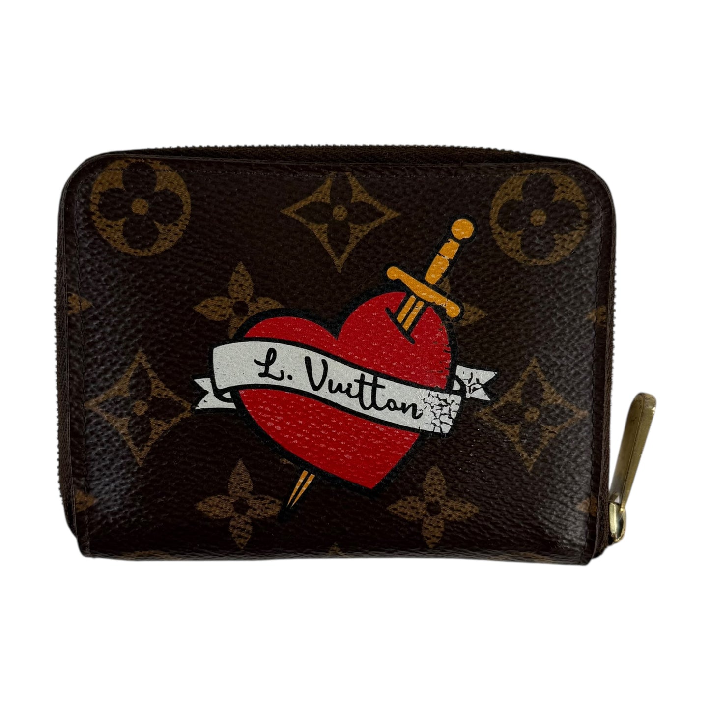 Louis Vuitton Monogram Patches Zippy Compact Wallet