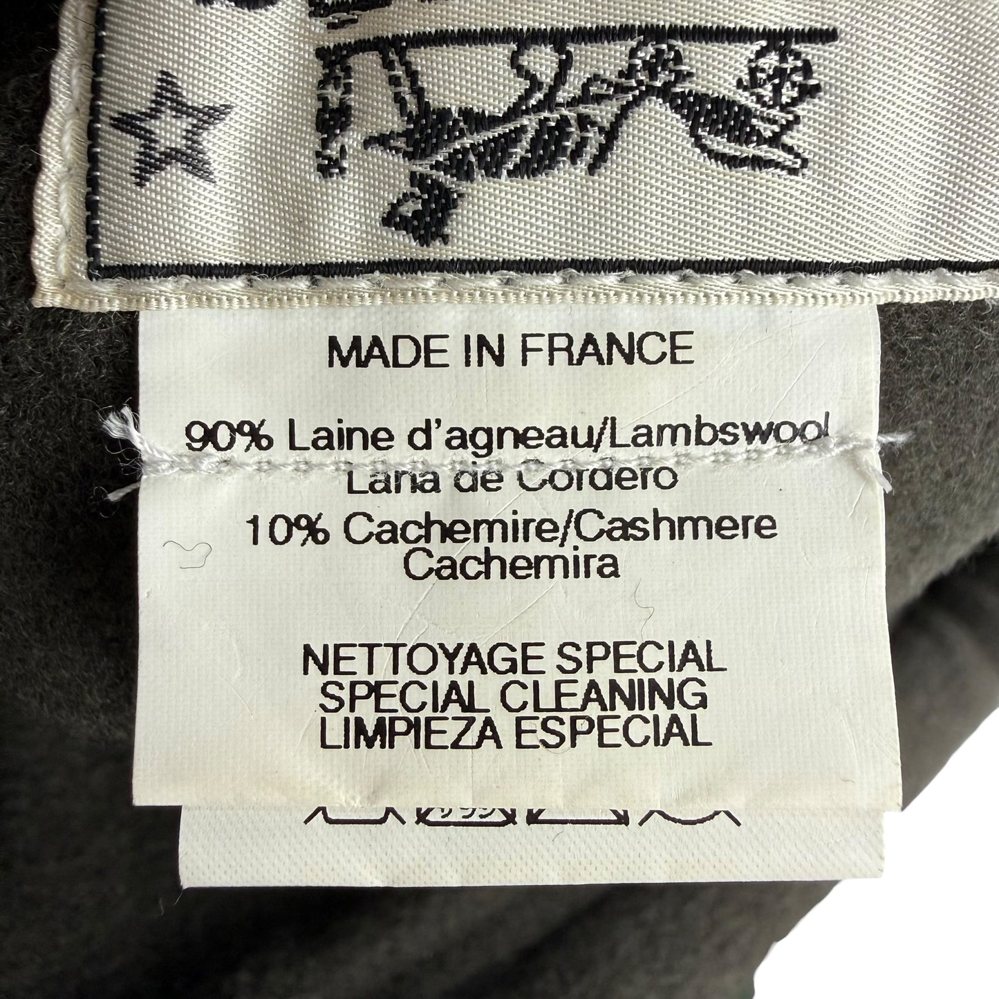 Hermes Wool Cashmere Fisherman Beanie Hat