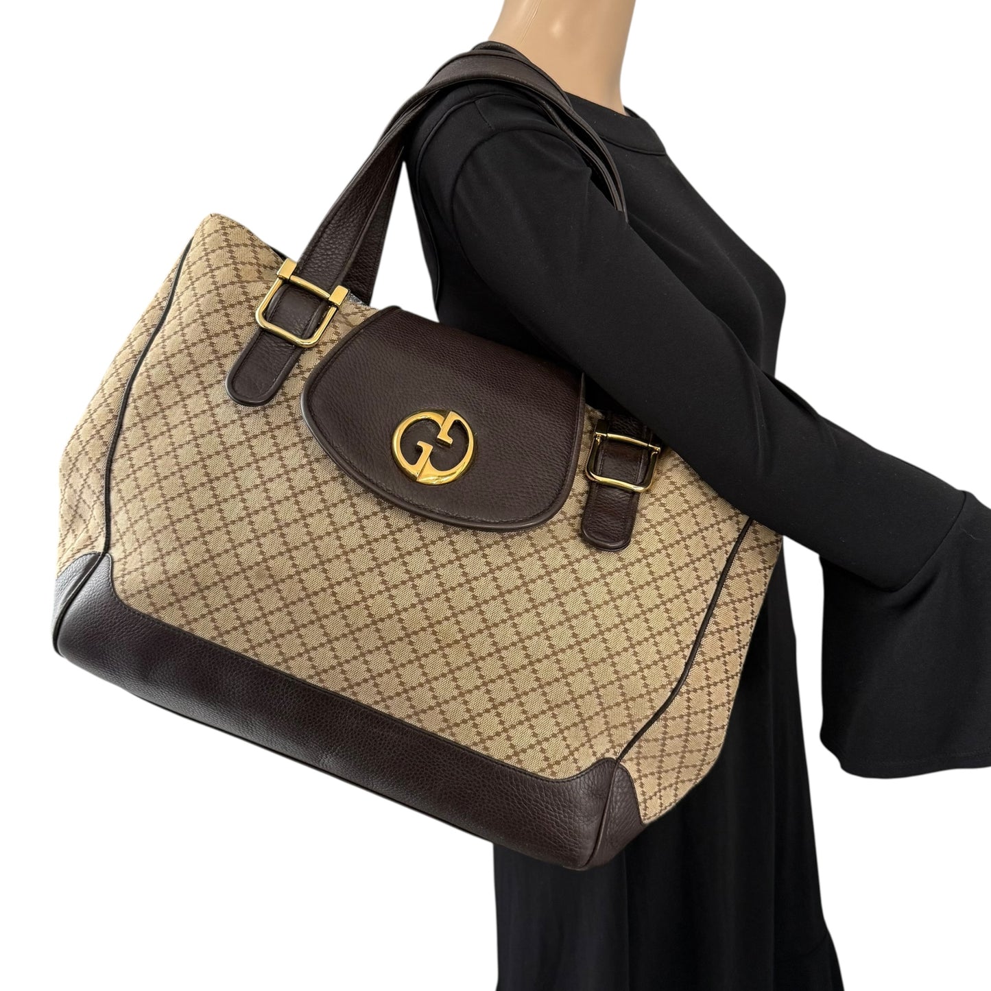 Gucci Diamanté 1973 Tote Bag