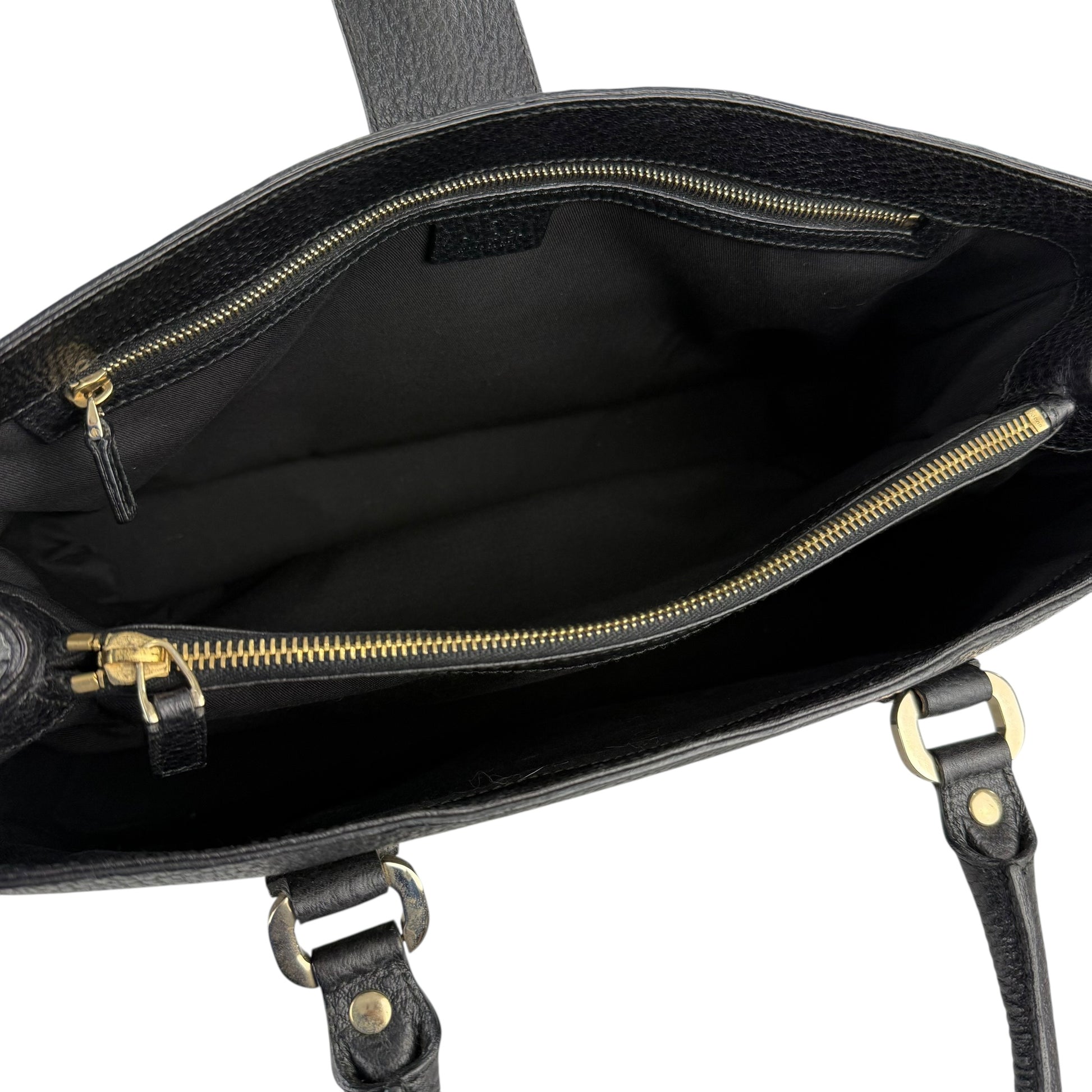 Gucci Leather Junco Tote Bag