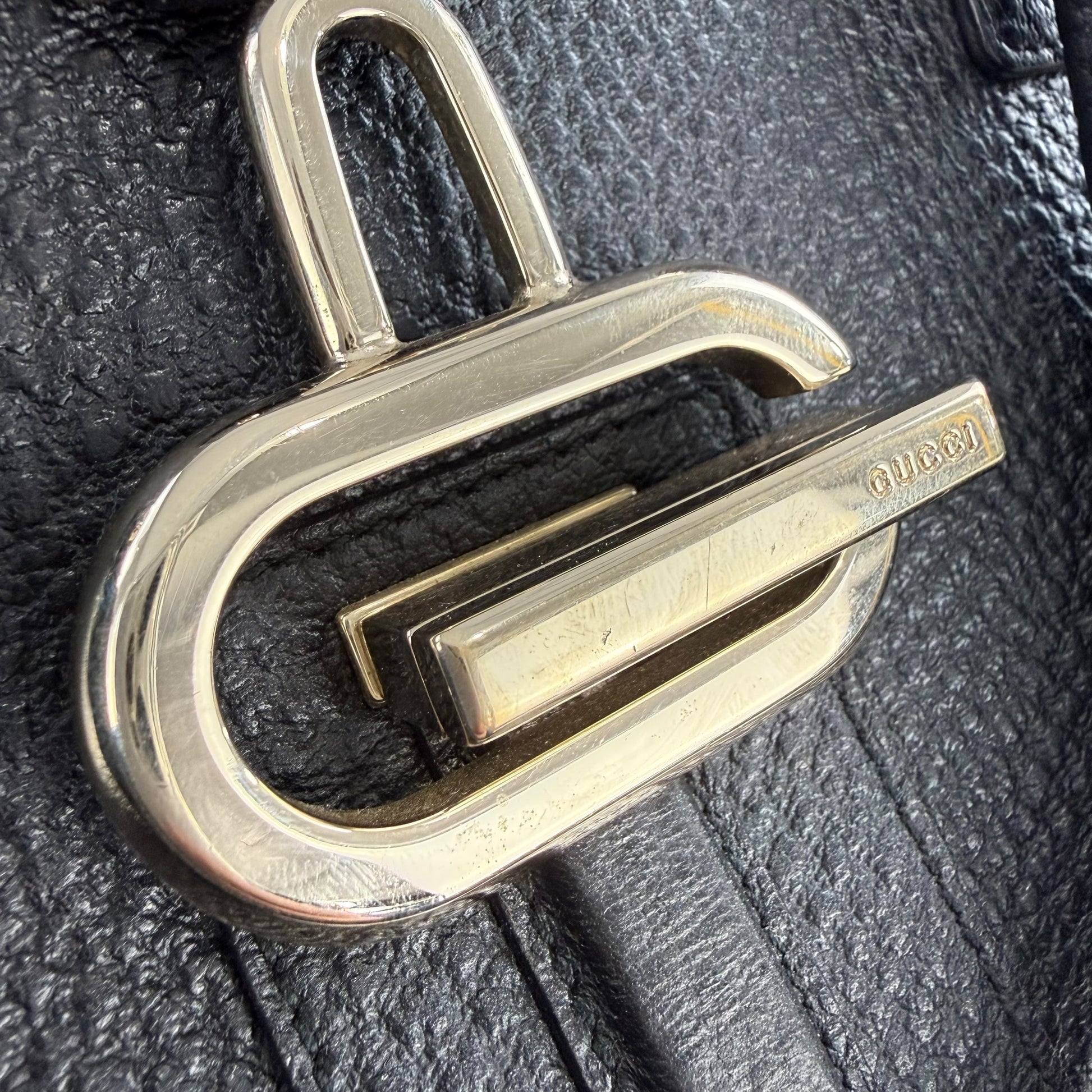 Gucci Leather Junco Tote Bag