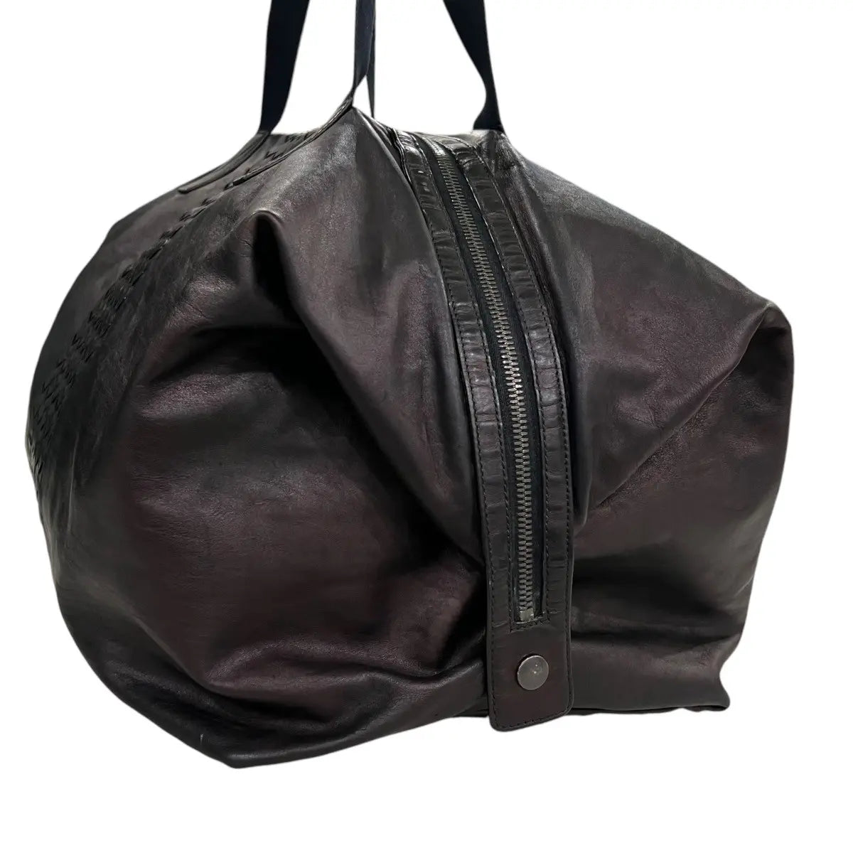 Bottega Veneta Intrecciato Leather Duffle Bag