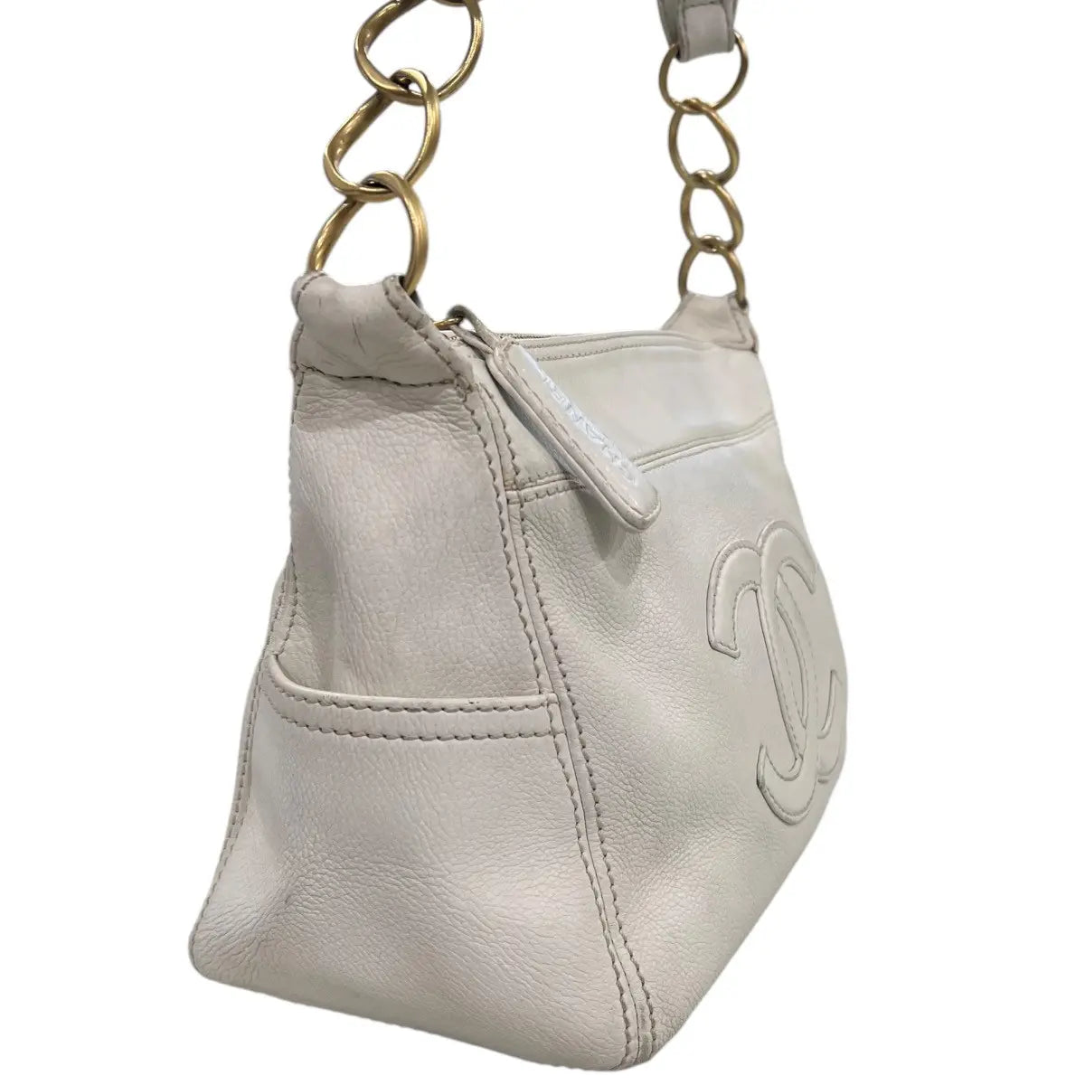 Chanel Timeless CC Logo Caviar Leather Hobo Bag