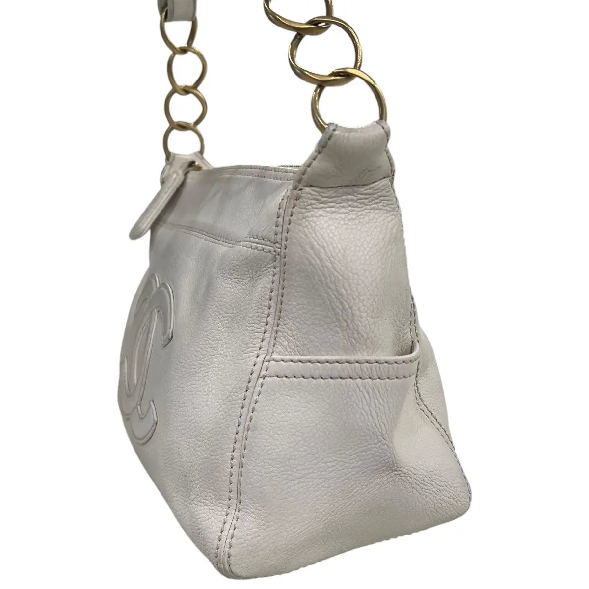 Chanel Timeless CC Logo Caviar Leather Hobo Bag