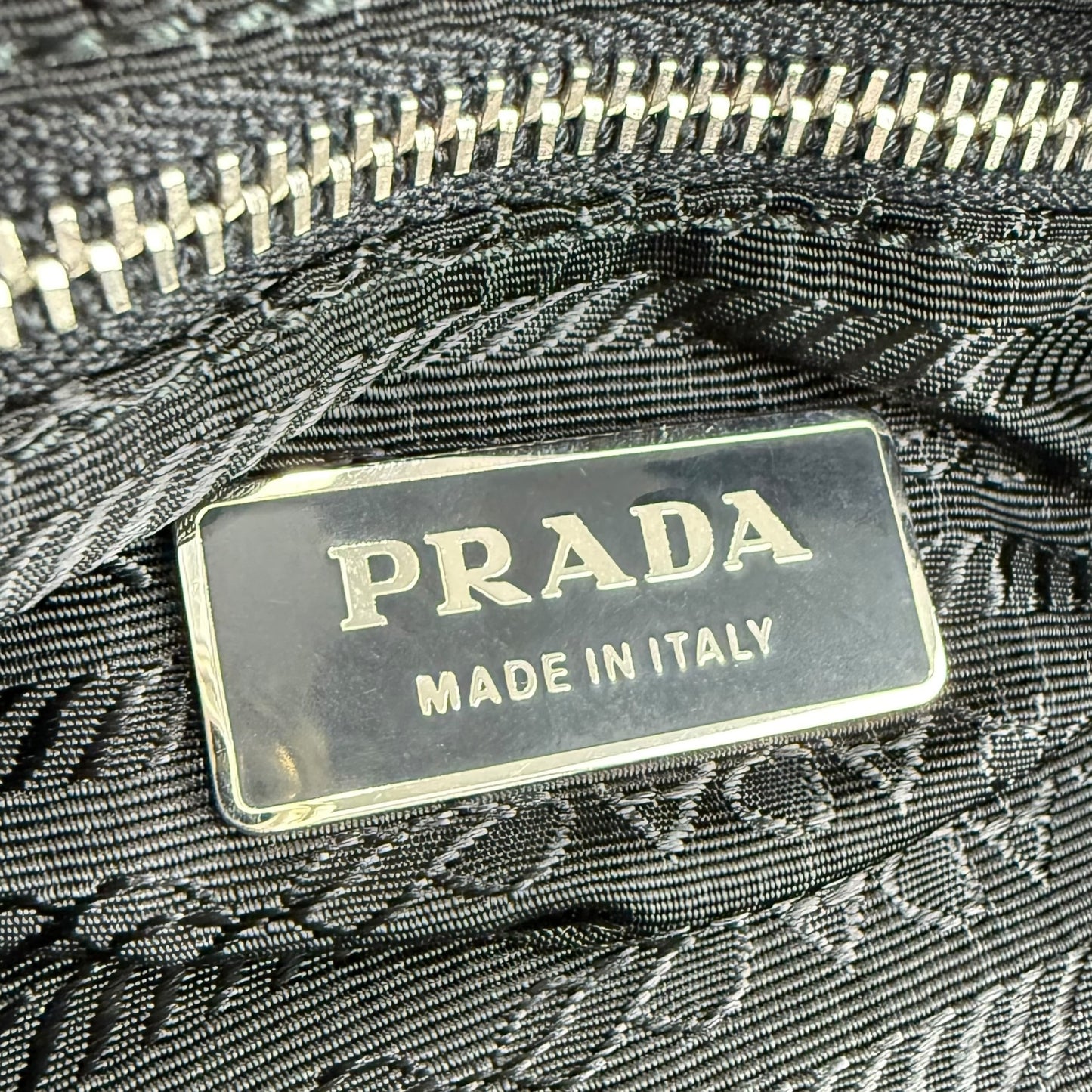 Prada Tessuto Nylon Triangle Logo Shoulder Bag
