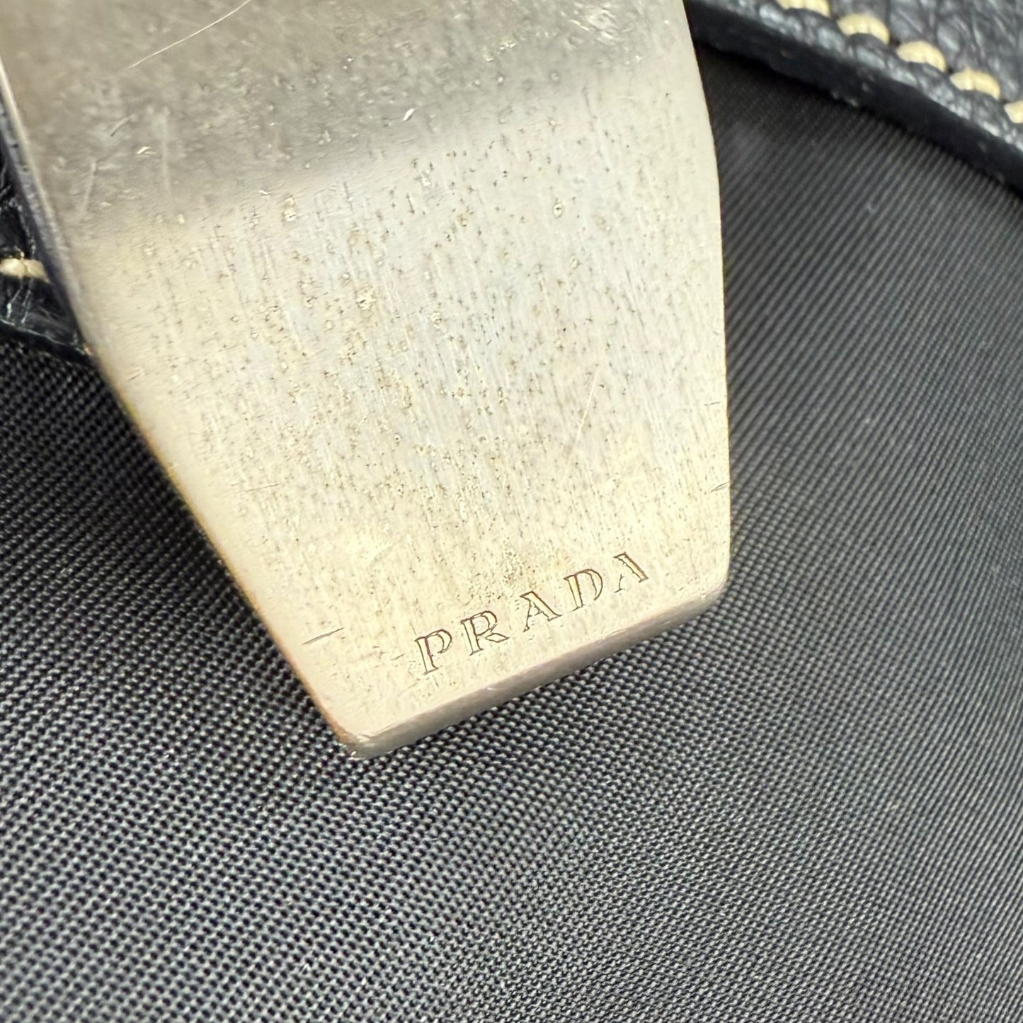 Prada Tessuto Nylon Triangle Logo Shoulder Bag
