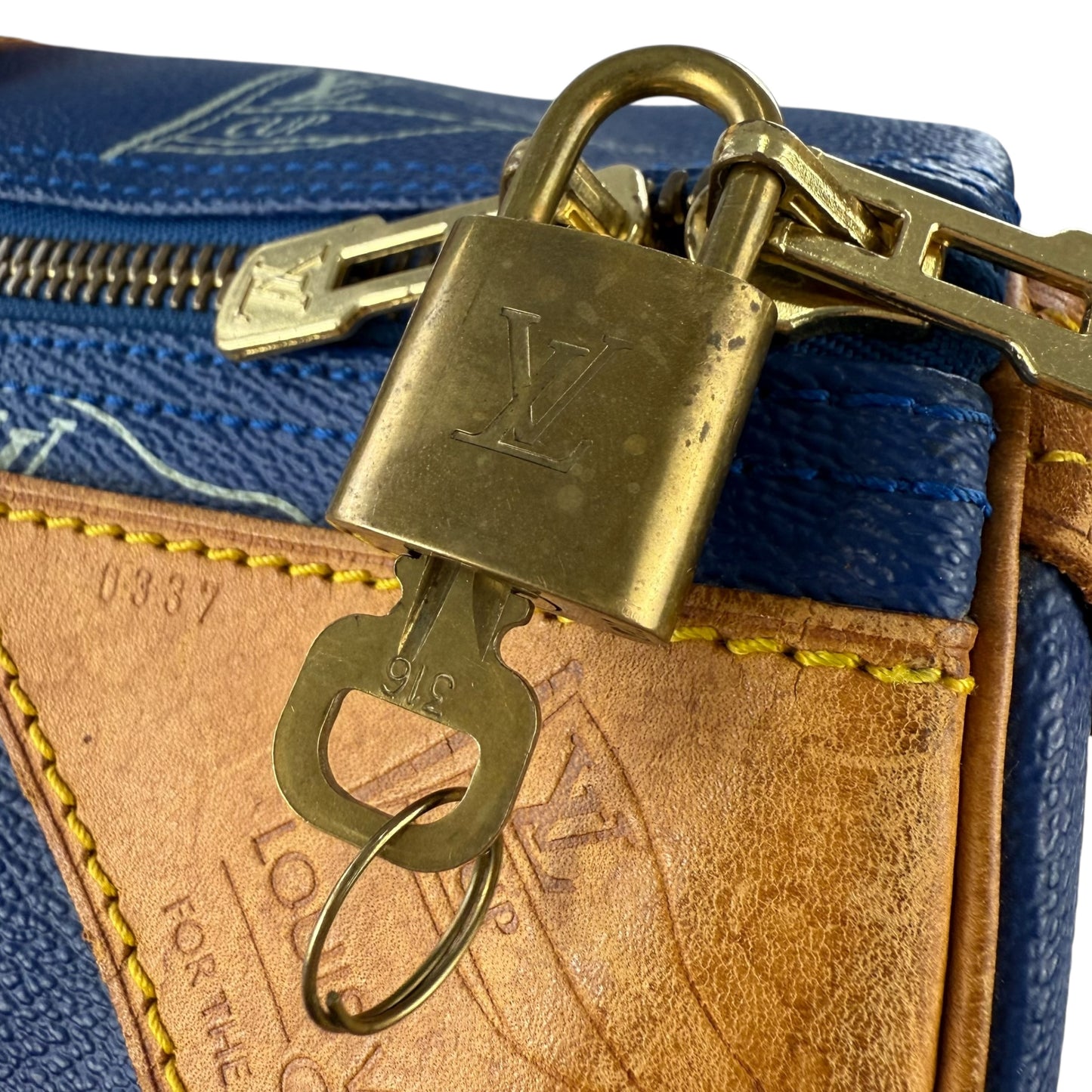 Louis Vuitton LV Cup Flags Sailing Keepall 45 Duffle Bag