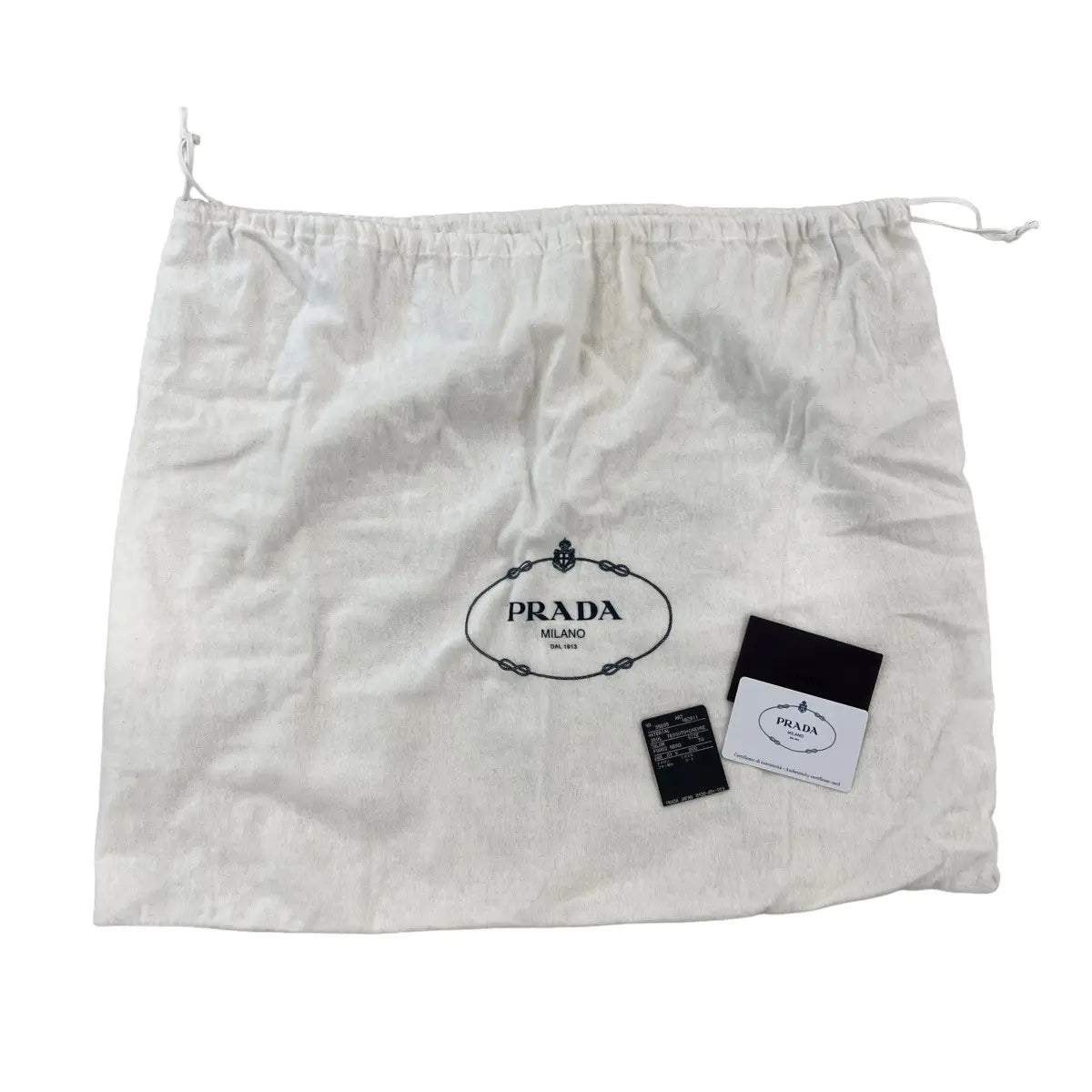 Prada Studded Tessuto Fur Backpack