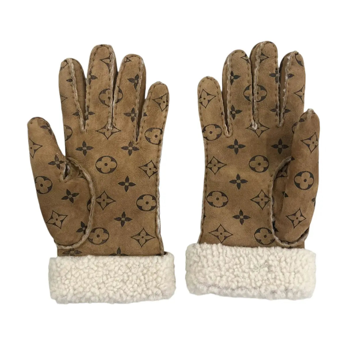 Louis Vuitton Monogram Shearling Mouton Gloves