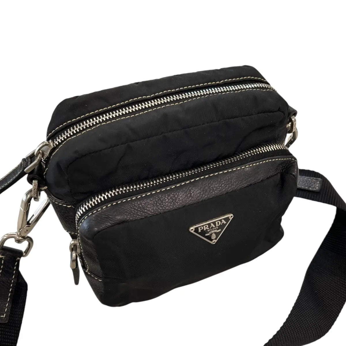 Prada Tessuto Nylon Mini Shoulder Bag