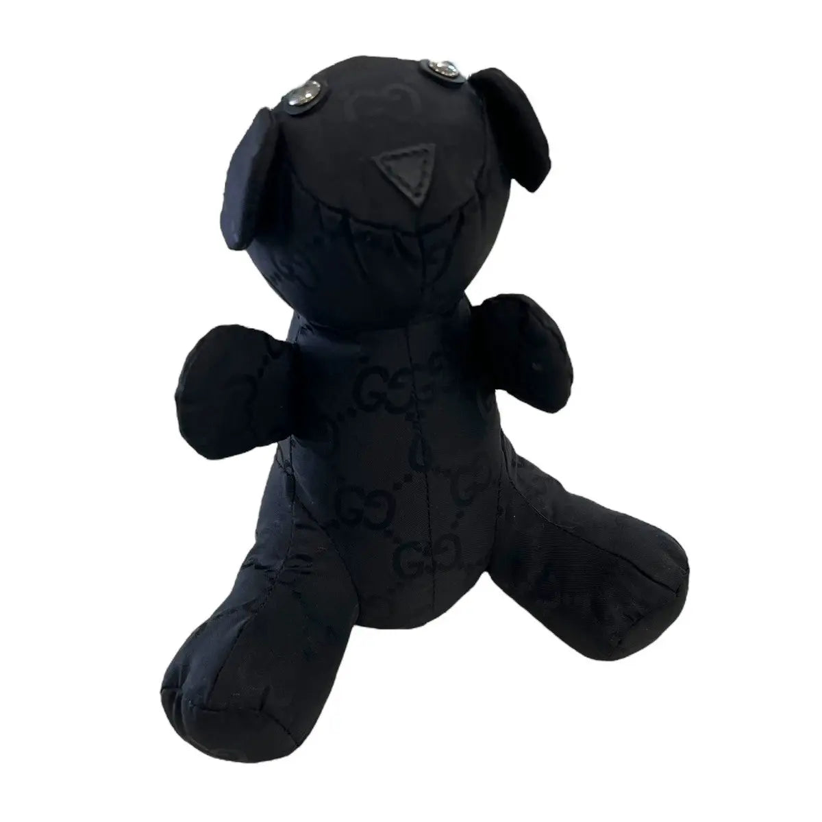 Gucci Monogram Nylon Bear Charm Backpack