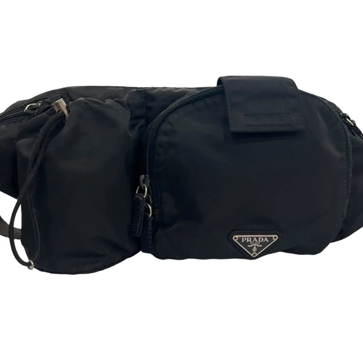 Prada Tessuto Multi Pocket Nylon Belt Bag