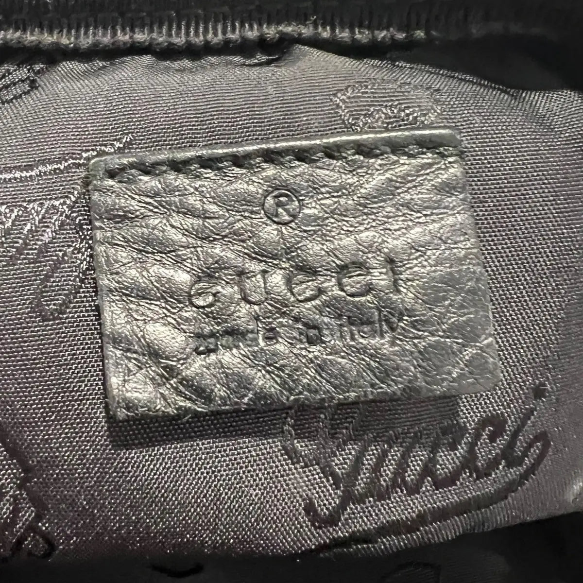 Gucci Monogram Leather Crossbody Belt Bag