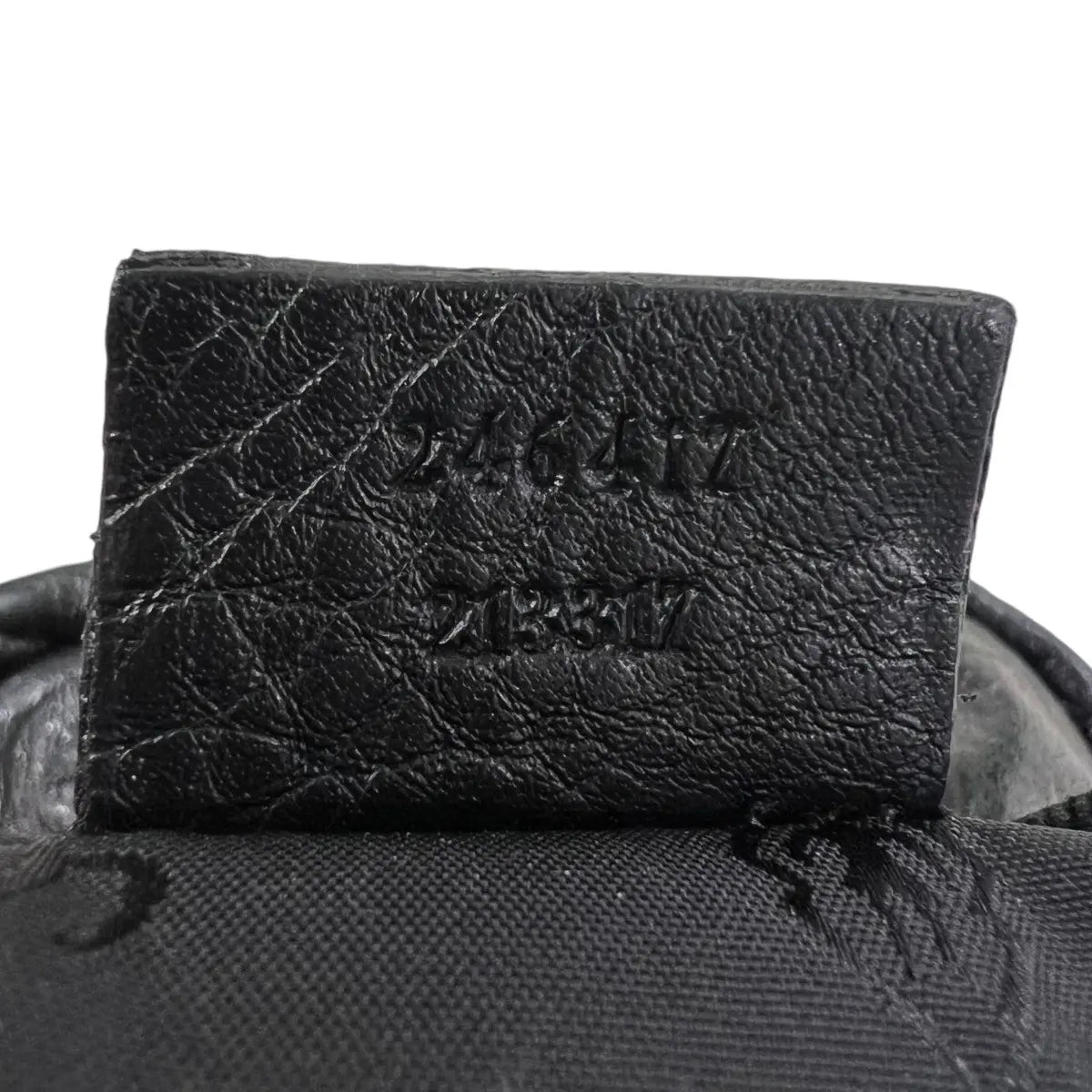 Gucci Monogram Leather Crossbody Belt Bag