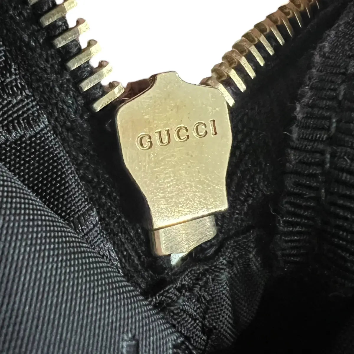 Gucci Monogram Leather Crossbody Belt Bag