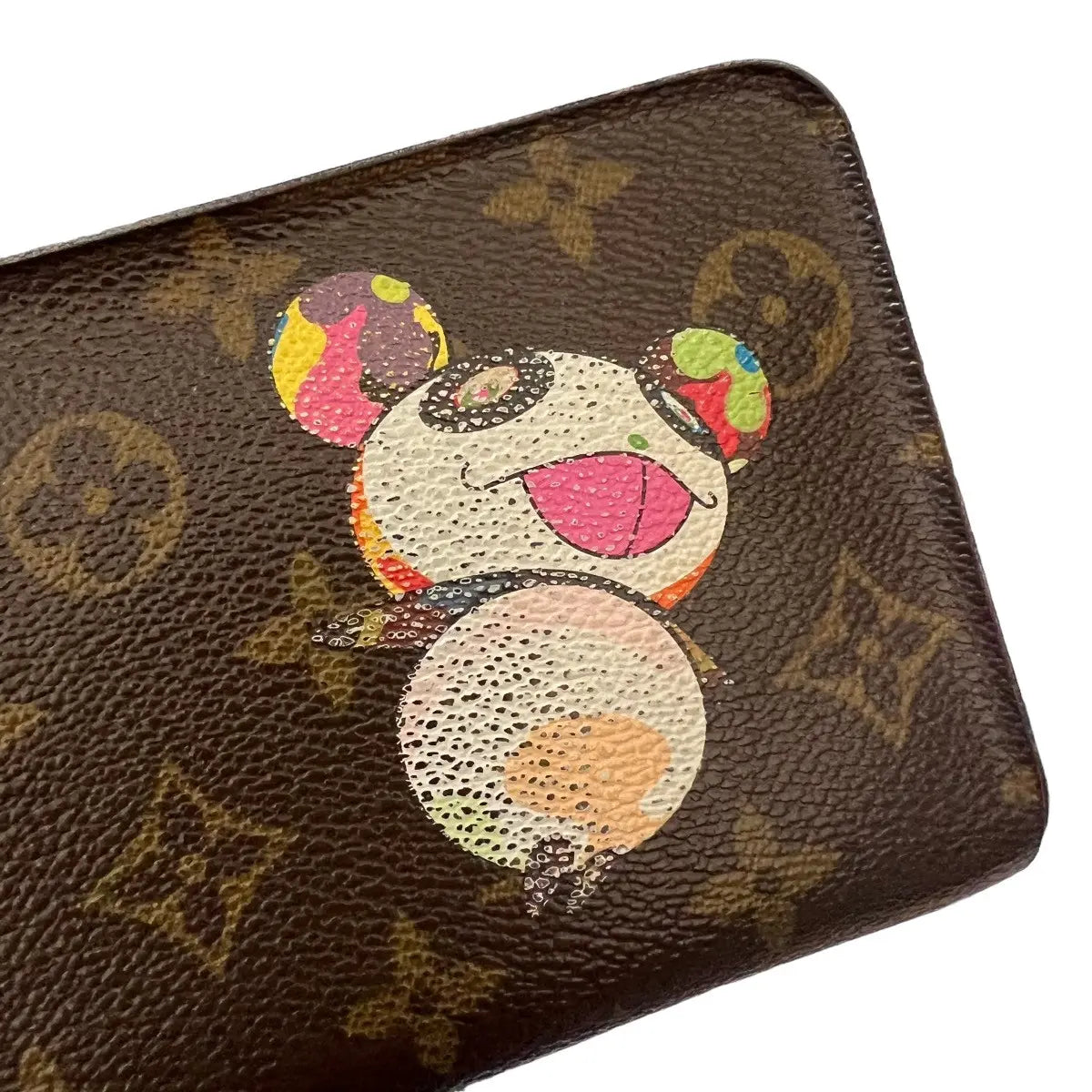 Louis Vuitton Panda Monogram Zip Around Wallet