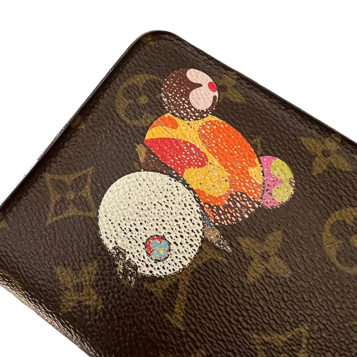 Louis Vuitton Panda Monogram Zip Around Wallet