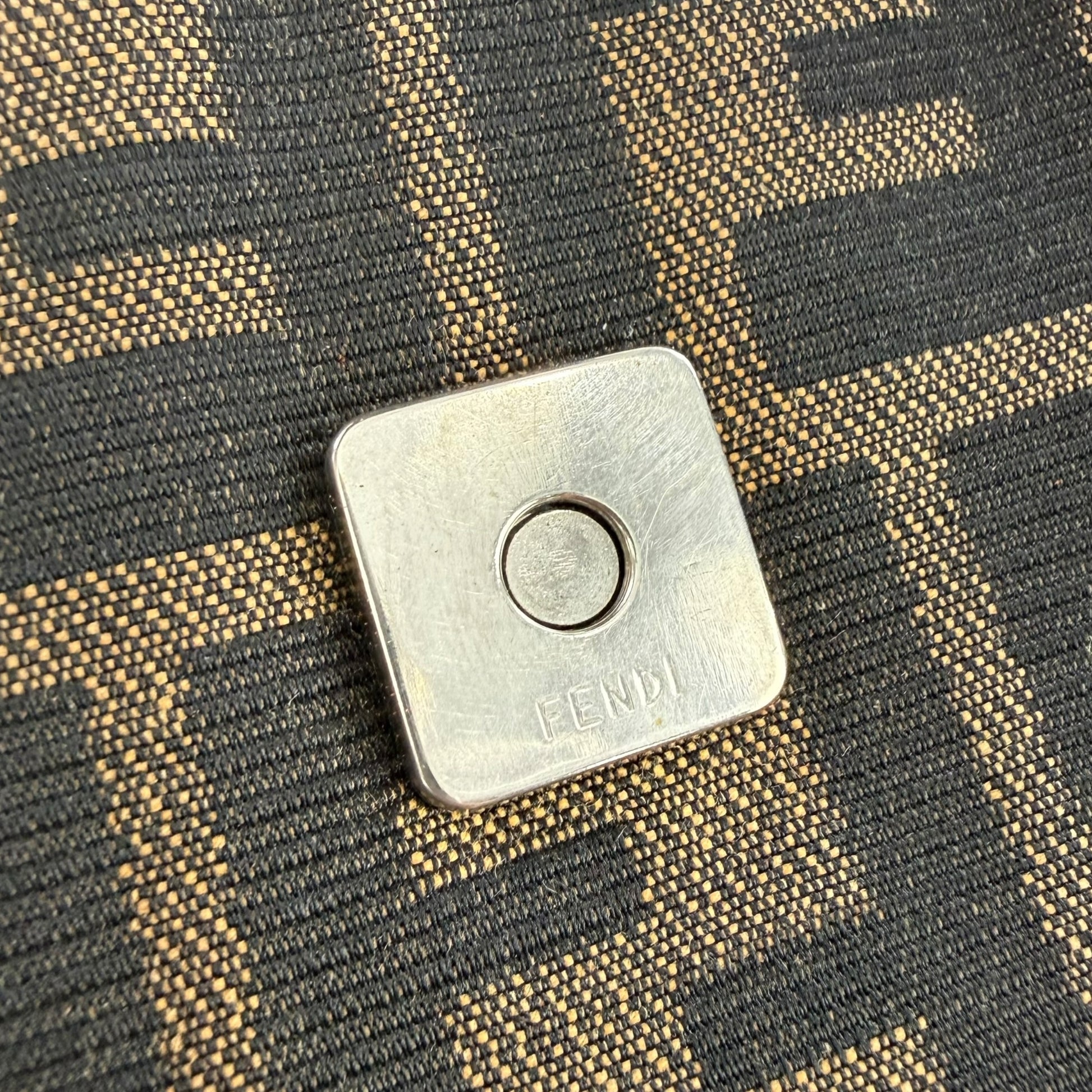 Fendi Zucca Pochette Shoulder Bag